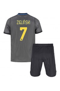 Inter Milan Piotr Zielinski #7 Jalkapallovaatteet Lasten Kolmas peliasu 2026-27 Lyhythihainen (+ Lyhyet housut)